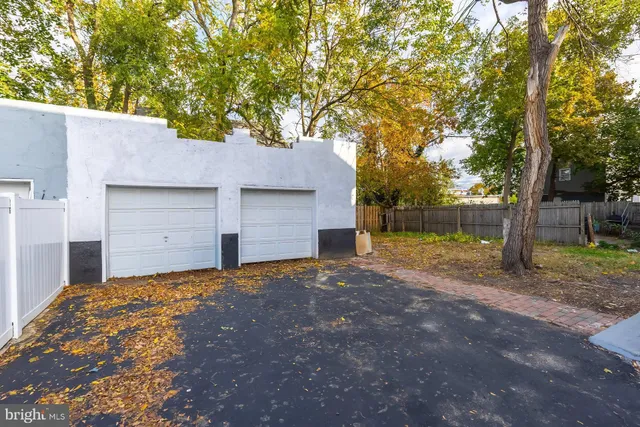 a backyard of a house