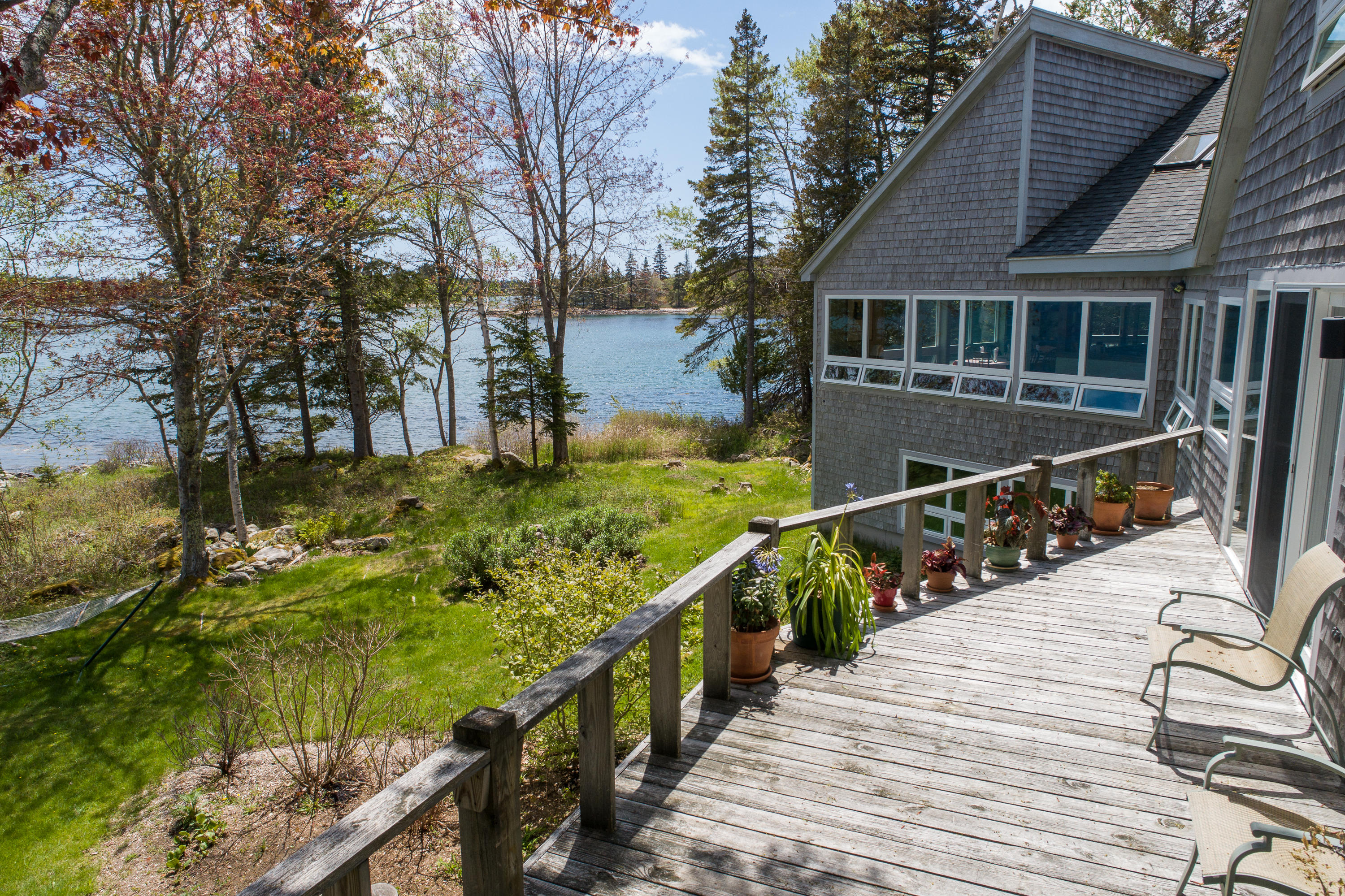 127 Paul Bunyan Road Corea, ME 04624 - Photo 41 of 46 Looking from deck to Long Mill Cove.