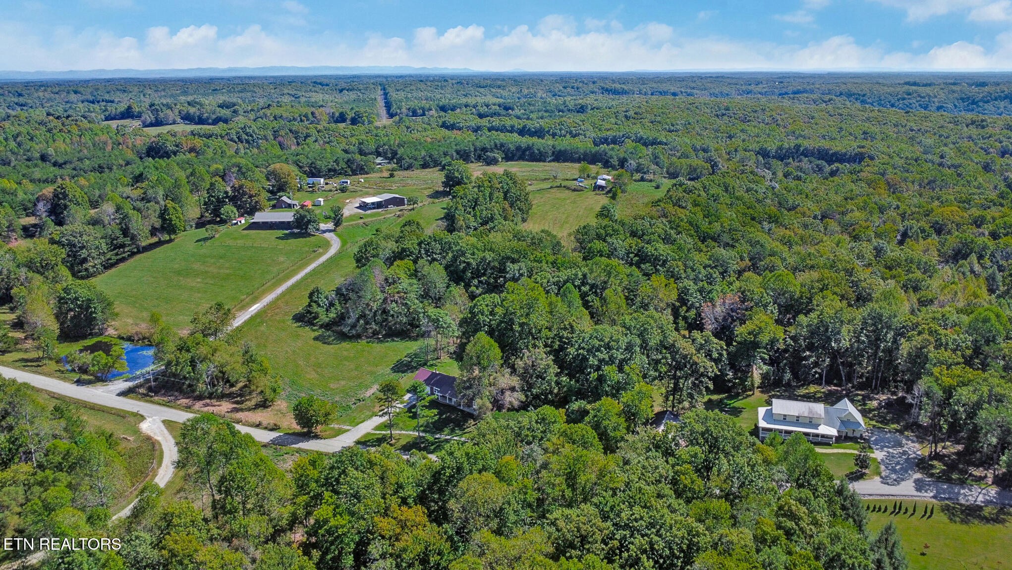 1271 Gouldstown Road Jamestown, TN 38556 - Photo 47 of 52 an aerial view of a house with a garden