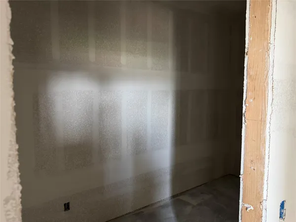 a close view of a closet