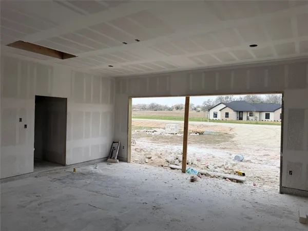 a view of an empty room