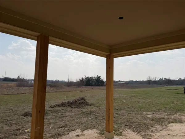 a view of a lake from a balcony