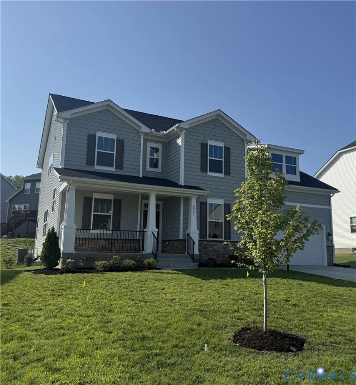 8931 Lewdown Place Chesterfield, VA 23832 - Photo 1 of 1 Two-story residence featuring light blue siding wi