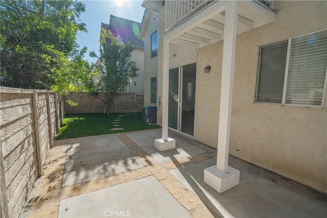 a view of a door of the house