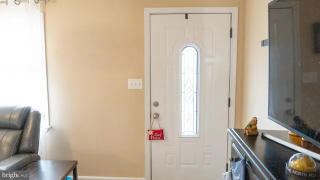 a view of workspace with wooden floor