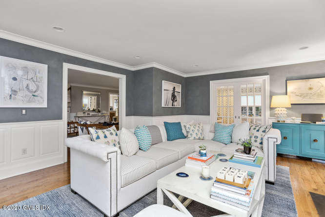 3 Owenoke Way Riverside, CT 06878 - Photo 12 of 33 a living room with furniture and a wooden floor