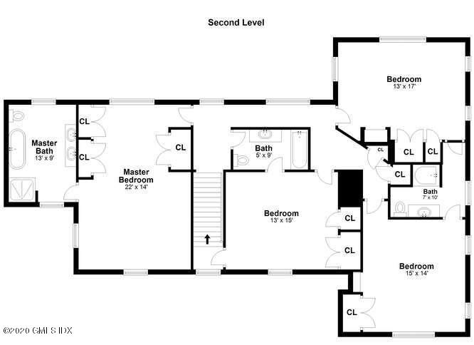 3 Owenoke Way Riverside, CT 06878 - Photo 31 of 33 a picture of a floor plan