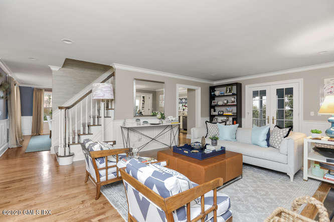 3 Owenoke Way Riverside, CT 06878 - Photo 9 of 33 a living room with furniture and a wooden floor