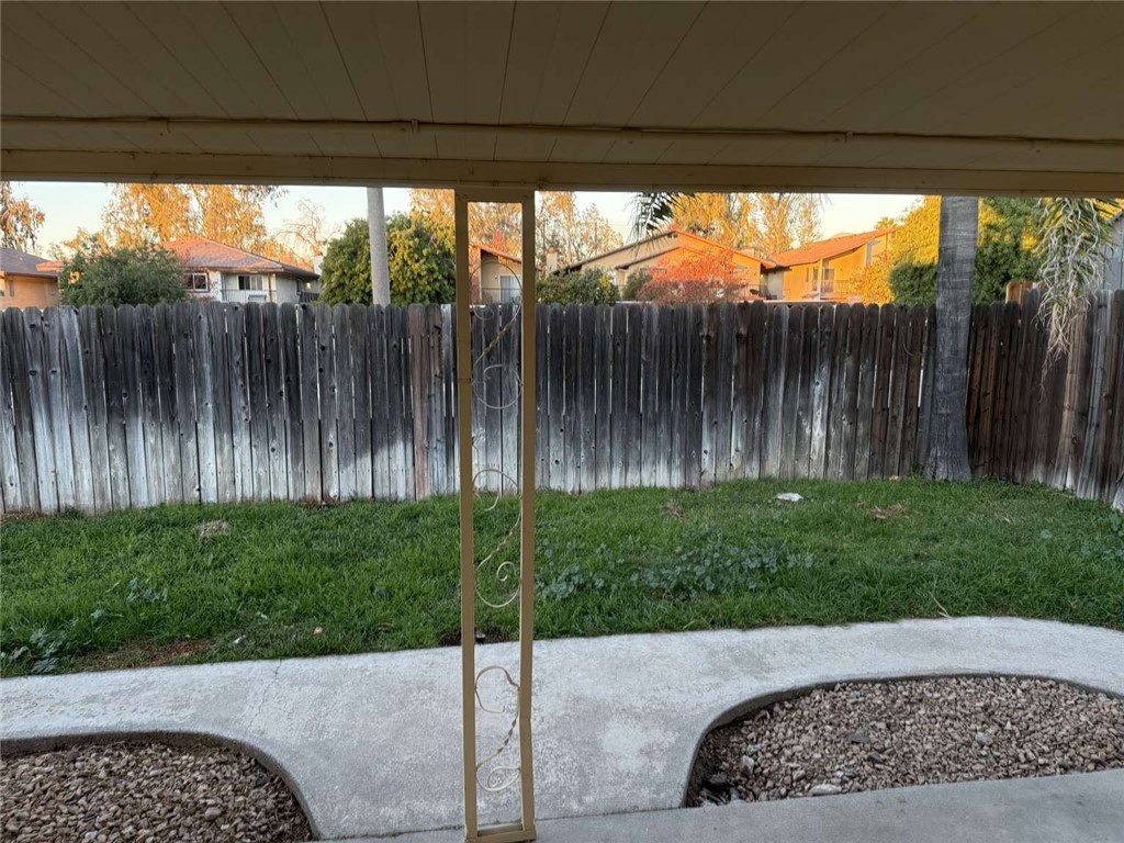 3270 Edgemont Court San Bernardino, CA 92405 - Photo 23 of 44 a view of a backyard with a garden and plants