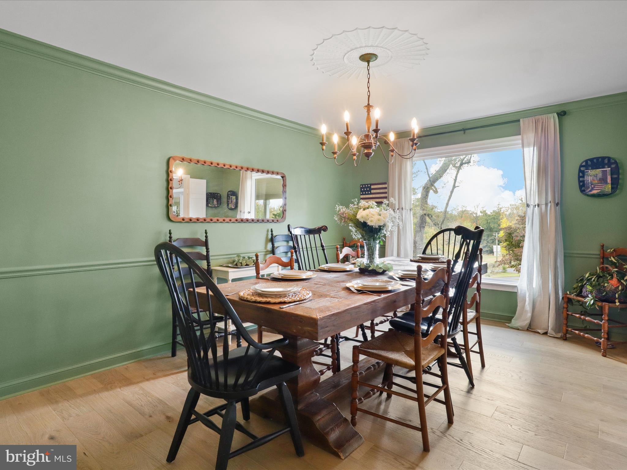 6811 White Rock Road Clifton, VA 20124 - Photo 20 of 87 a view of a dining room with furniture window and outside view