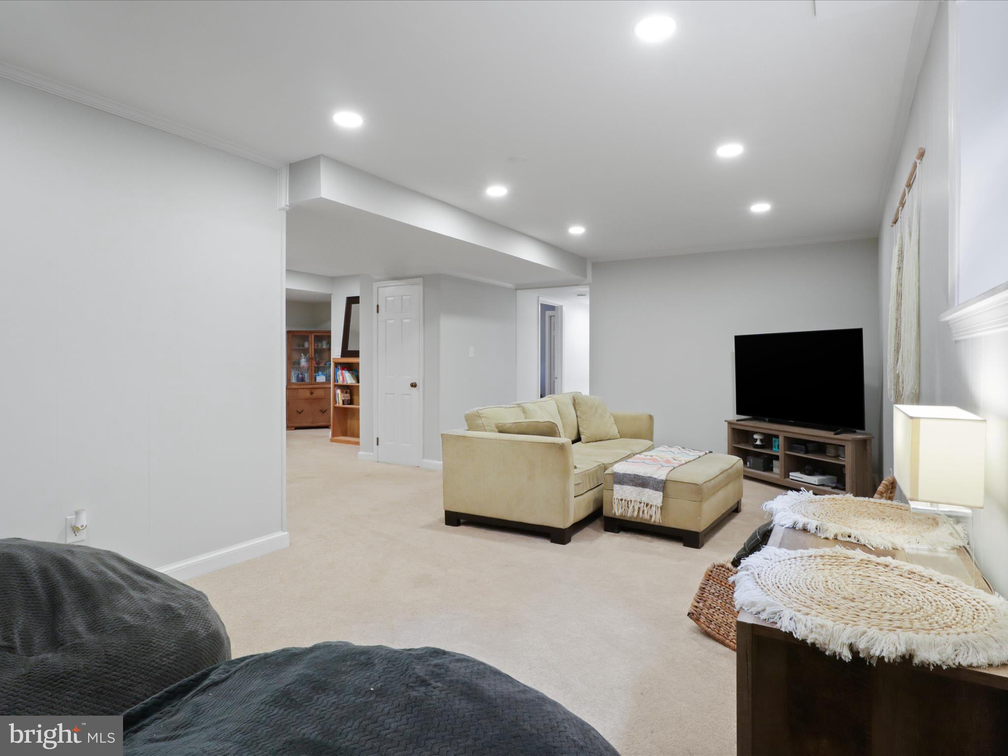 6811 White Rock Road Clifton, VA 20124 - Photo 56 of 87 a living room with furniture and a flat screen tv
