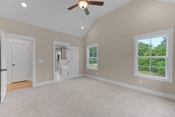 1100 Goose Drive Springfield, TN 37172 - Photo 9 of 19 an empty room with chandelier fan and windows