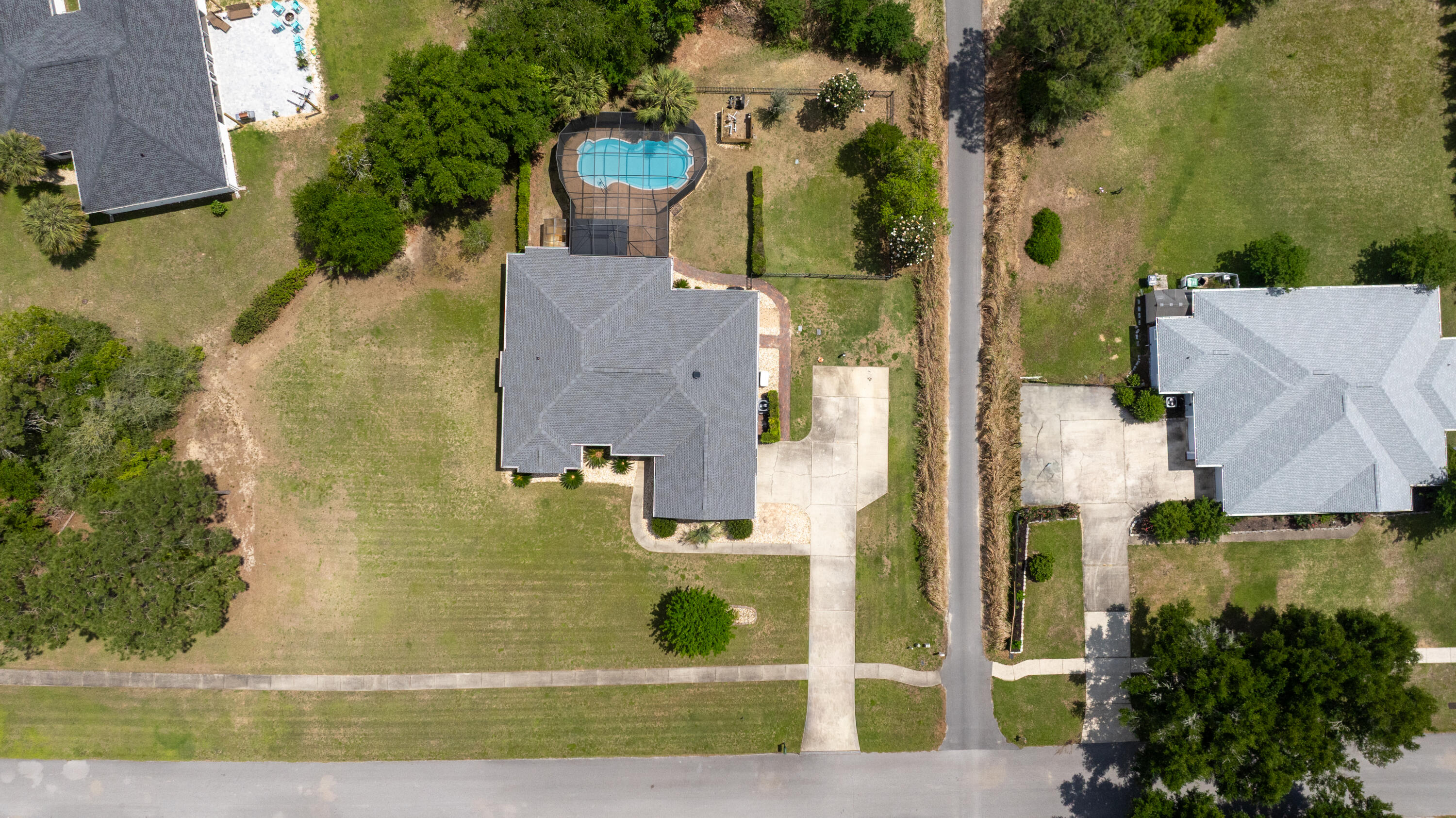 51 Tournament Lane Freeport, FL 32439 - Photo 69 of 71 an aerial view of residential houses with outdoor space