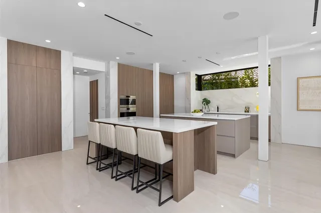 a view of a balcony with city view