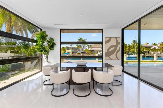 a view of a balcony with city view