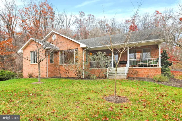 a house view with a garden space