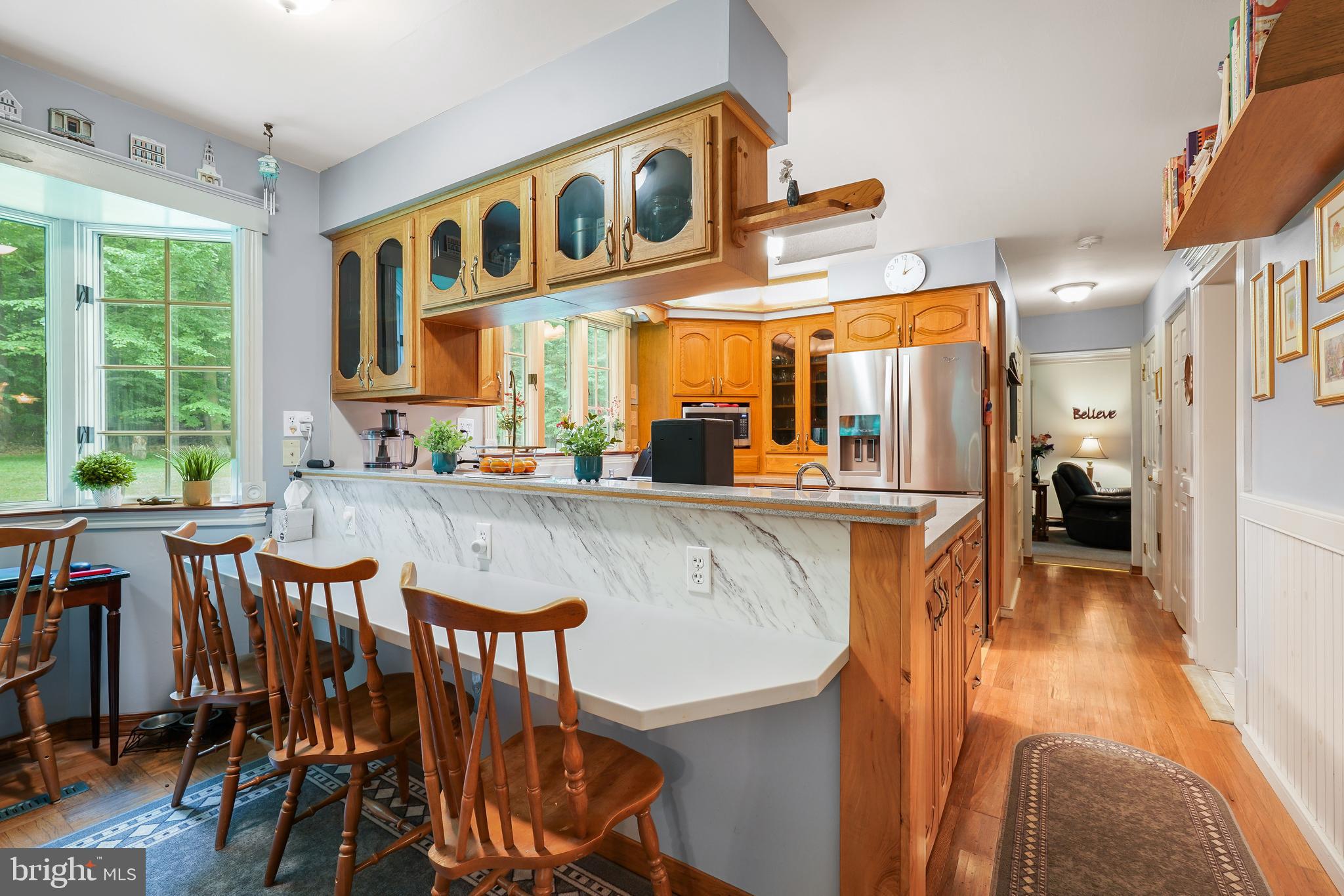 255 Chestnut Springs Road Chesapeake City, MD 21915 - Photo 20 of 42 Breakfast bar in kitchen.