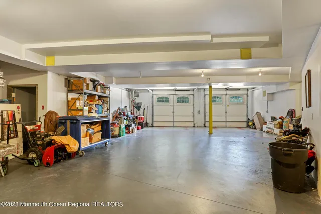 a view of outdoor space with playground and green space