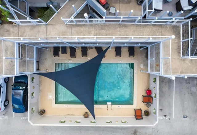 a car parked in front of a house