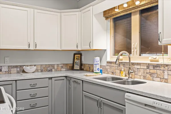 a bed room with a bed and a table