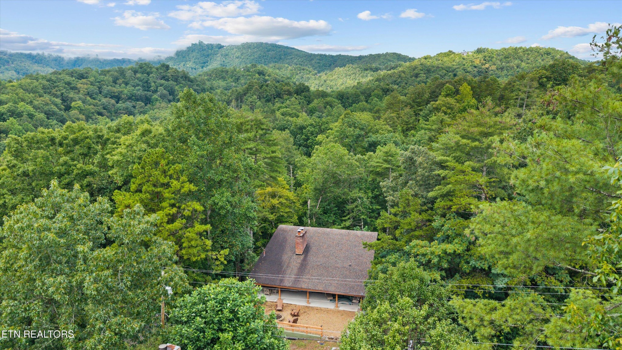 123 Cutter Gap Road Townsend, TN 37882 - Photo 38 of 40 an aerial view of a house with a yard