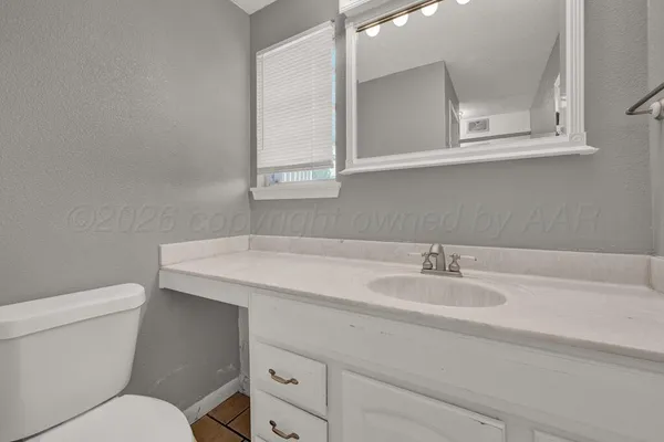a bathroom with a sink and a toilet