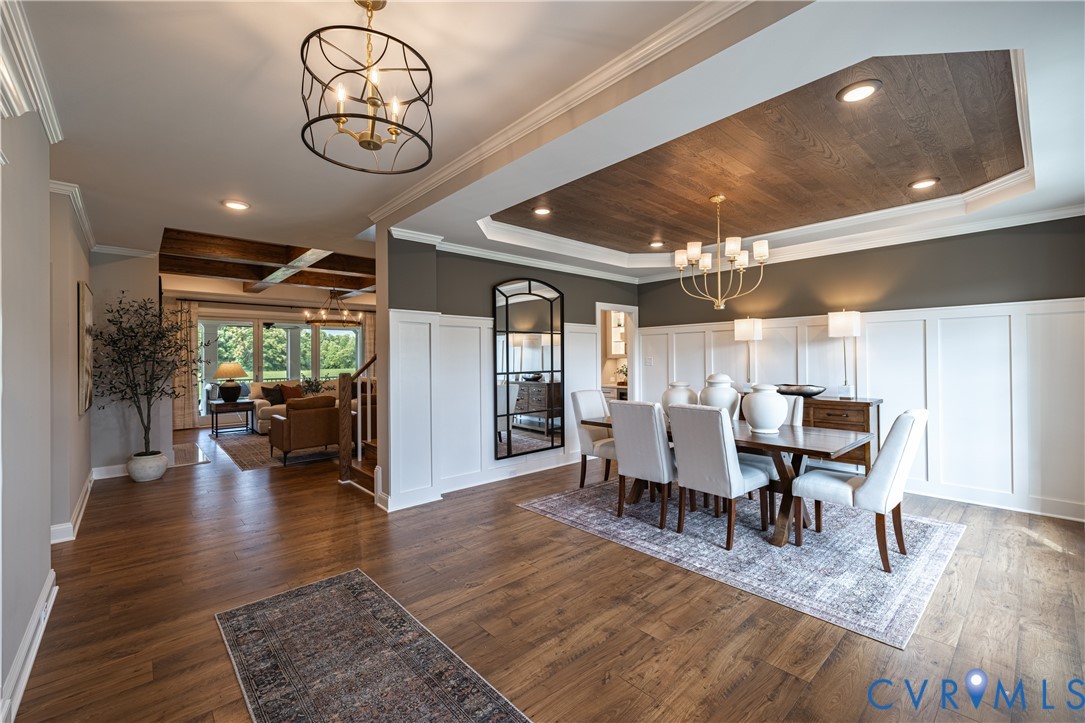 8264 Mt Eagle Road Ashland, VA 23005 - Photo 2 of 23 a view of a dining room with furniture window and wooden floor