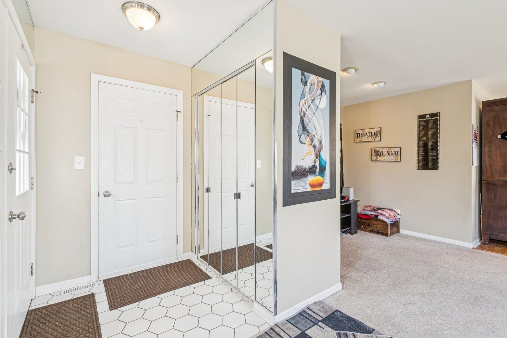 1192 Sumac Trail Hoffman Estates, IL 60192 - Photo 5 of 39 a hallway with stairs and furniture
