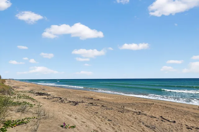 a view of an ocean beach