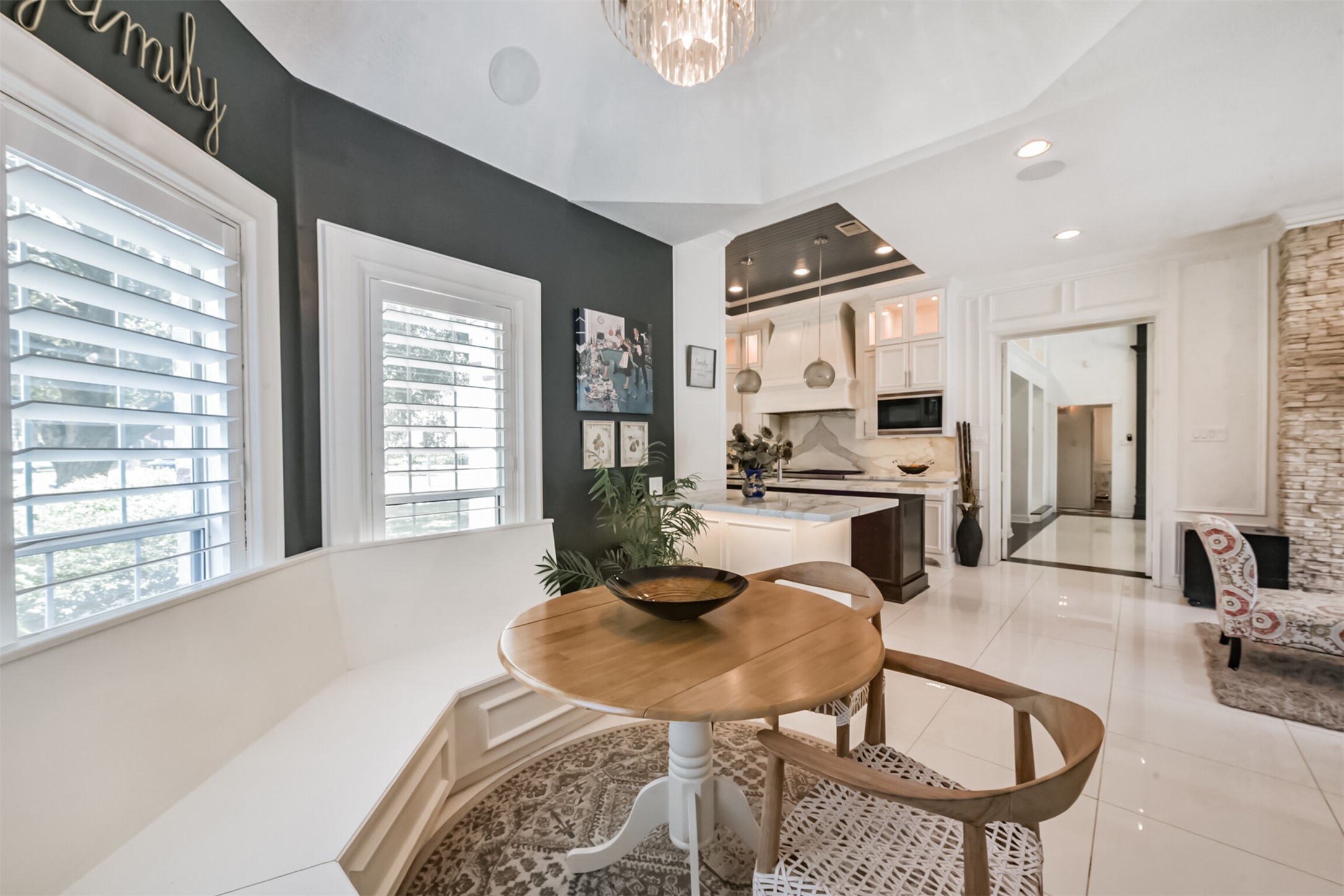 263 Wood Loop Street Houston, TX 77015 - Photo 24 of 48 a living room with furniture a fireplace and a large window