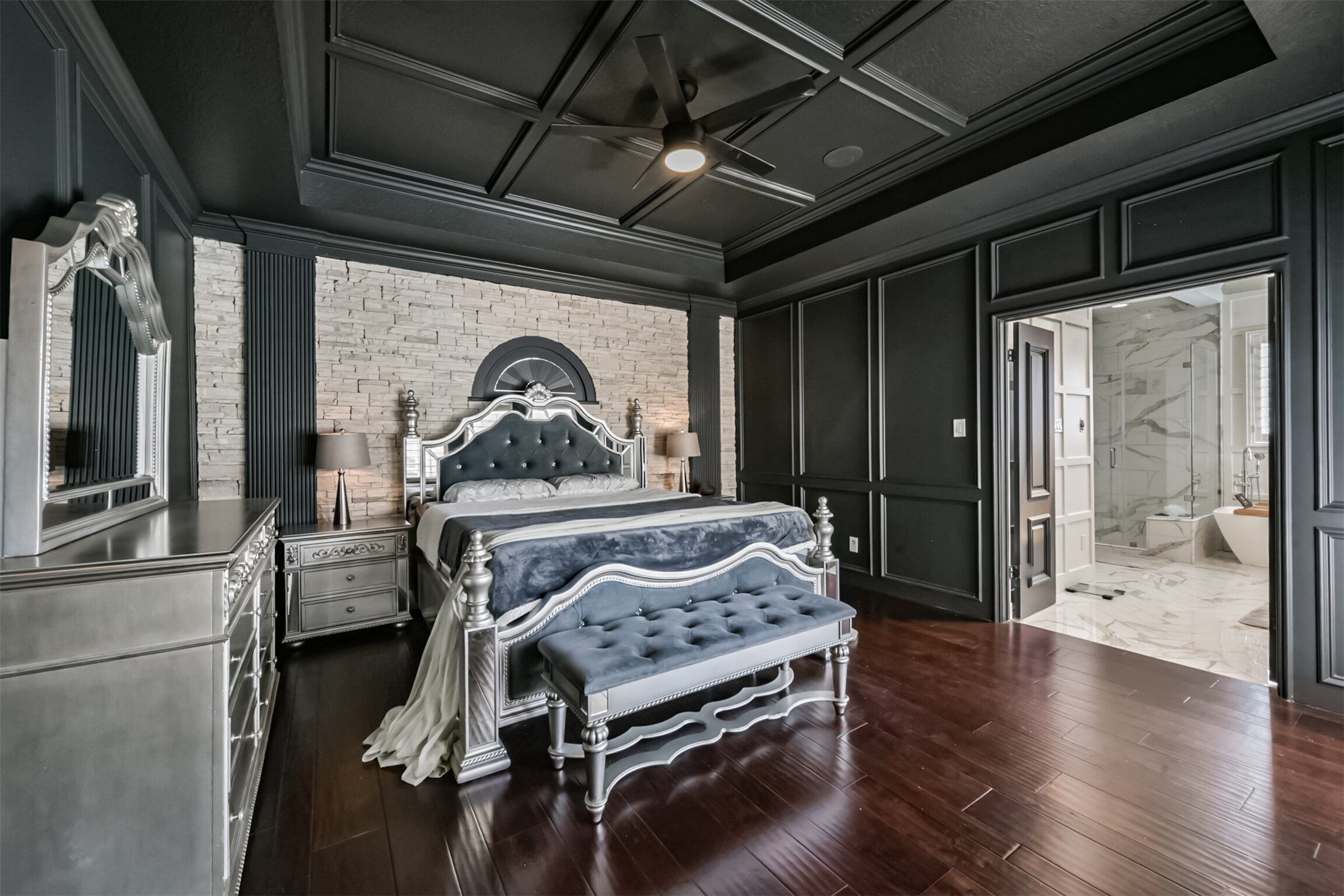 263 Wood Loop Street Houston, TX 77015 - Photo 25 of 48 a bedroom with furniture and a window
