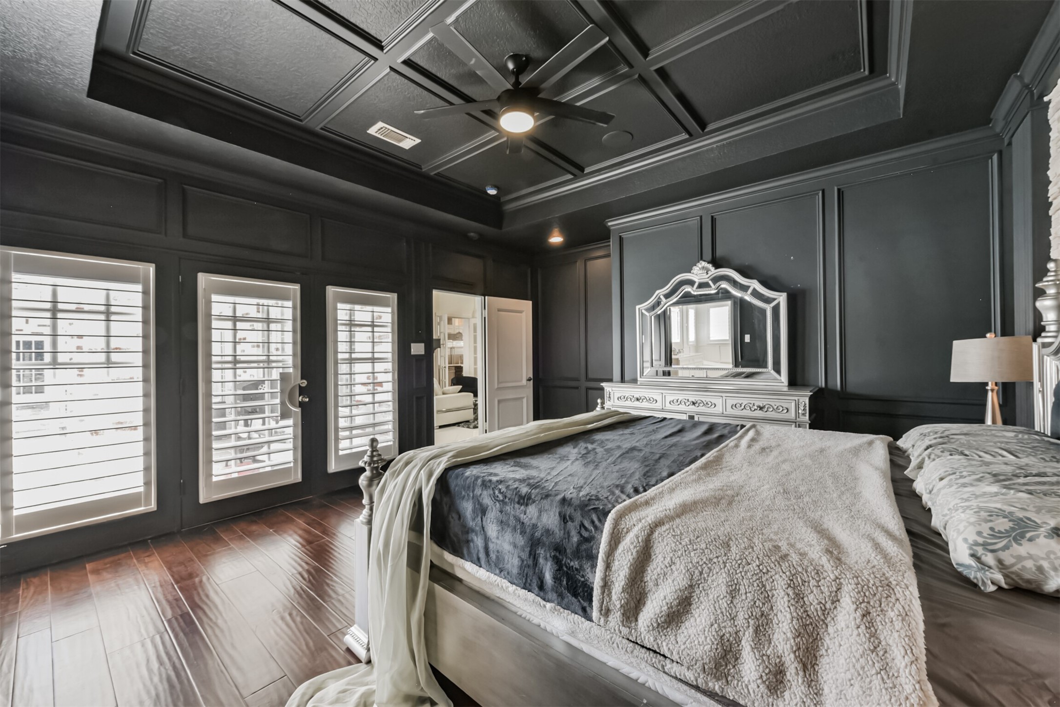 263 Wood Loop Street Houston, TX 77015 - Photo 27 of 48 a spacious bedroom with a large bed and a large window