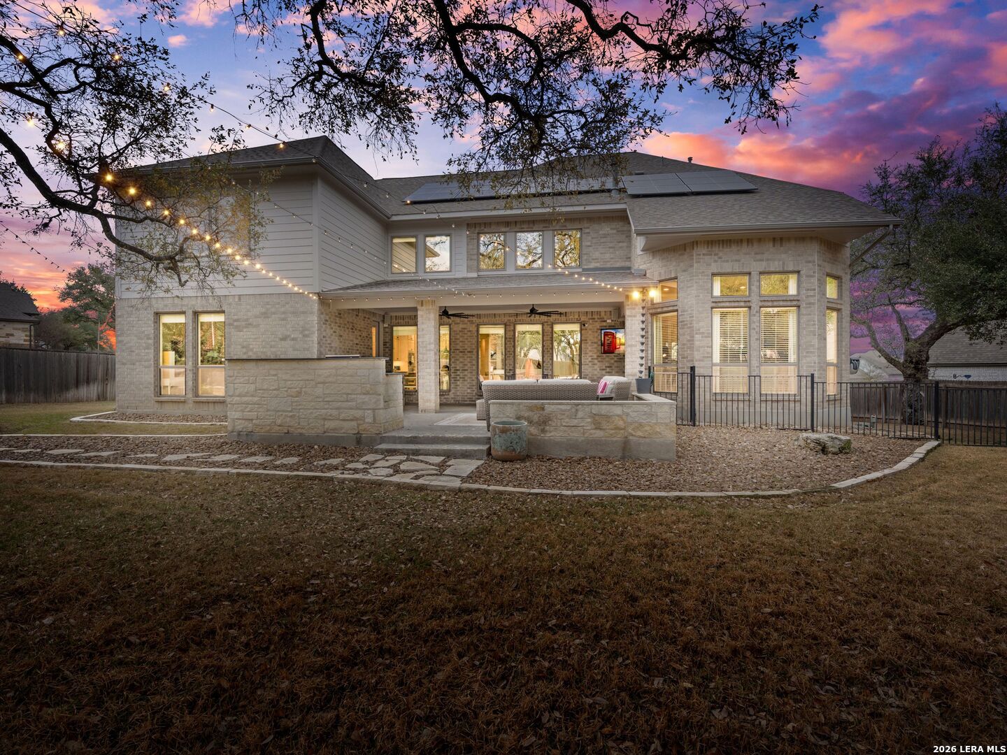 10281 Headwind Boerne, TX 78006 - Photo 40 of 45 a front view of a house with a yard