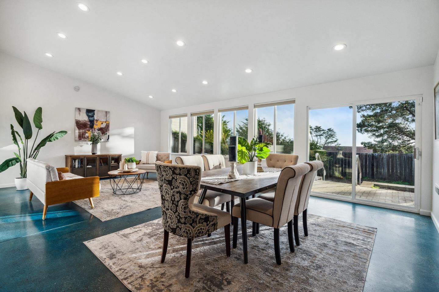 548 Inverness Drive Pacifica, CA 94044 - Photo 7 of 24 a dining room with furniture window and wooden floor