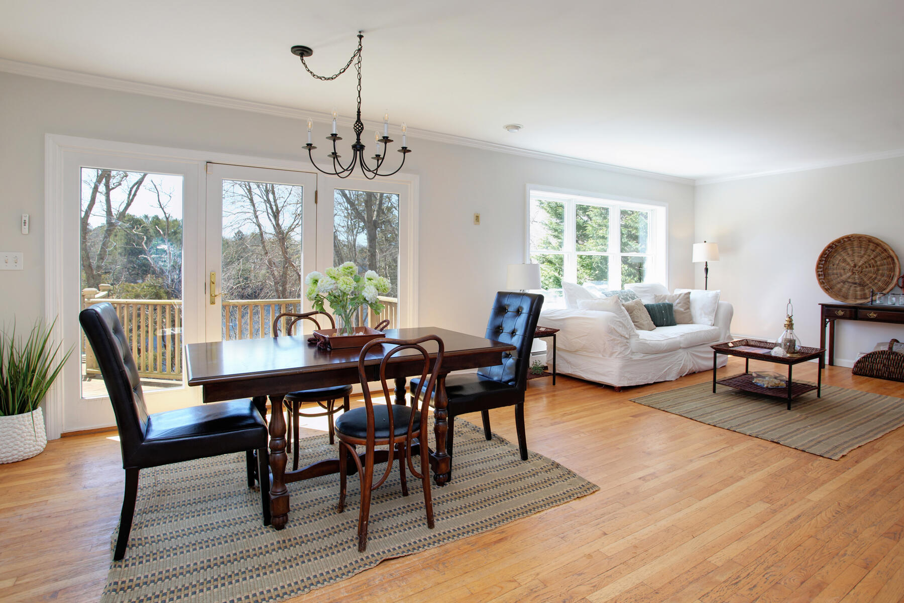 321 Tower Hill Road Osterville, MA 02655 - Photo 19 of 43 a view of a dining room with furniture window and outside view