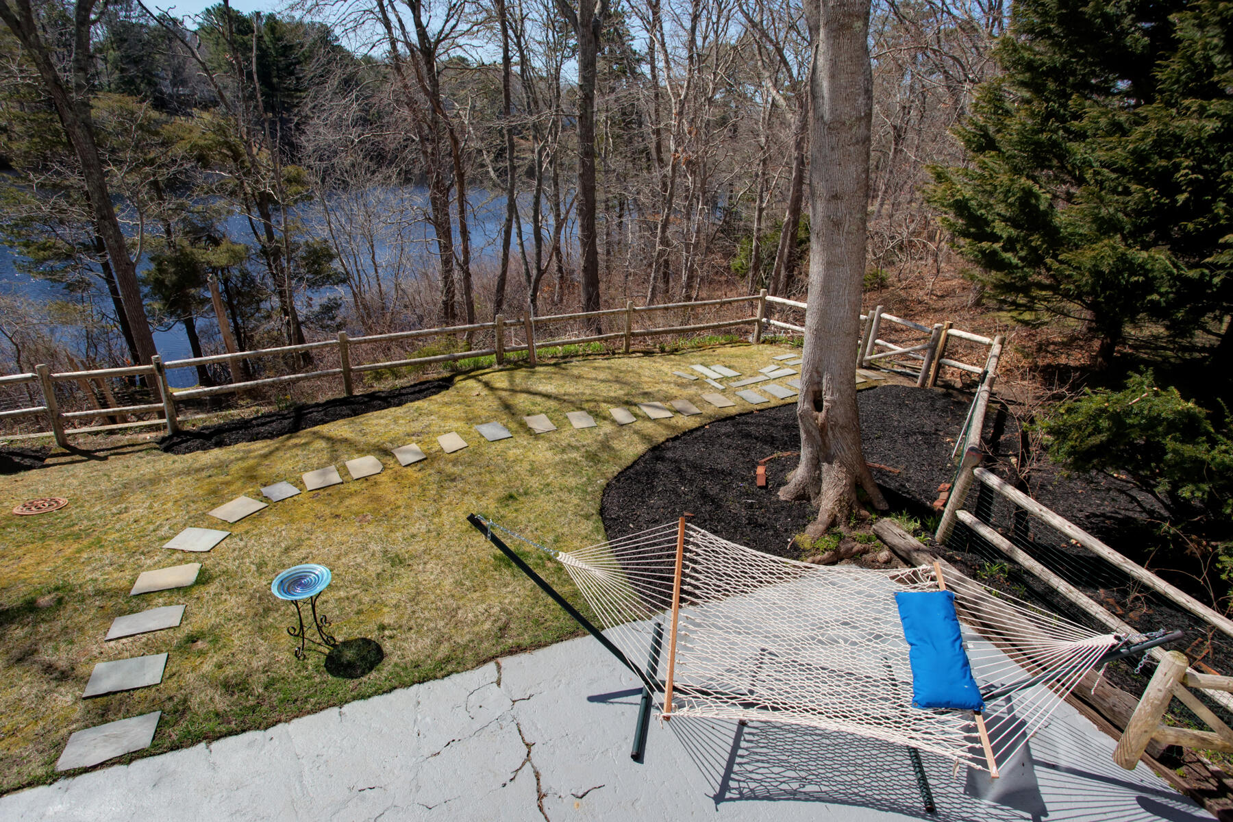 321 Tower Hill Road Osterville, MA 02655 - Photo 10 of 43 a view of a backyard with sitting area