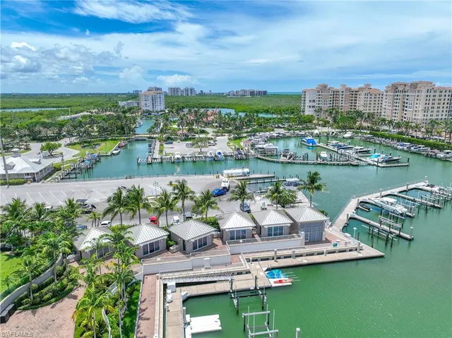 a view of a lake with a yard