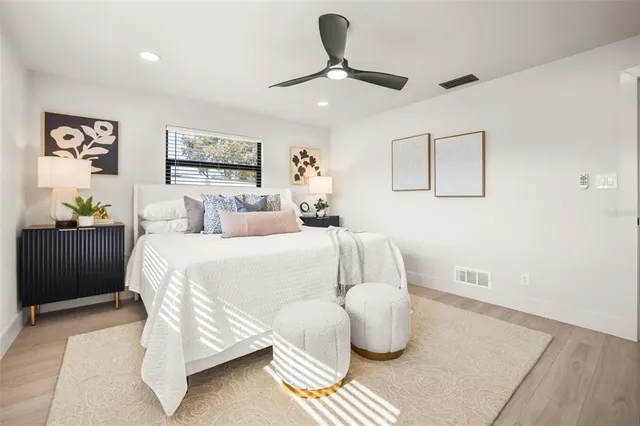 an aerial view of residential building with parking space