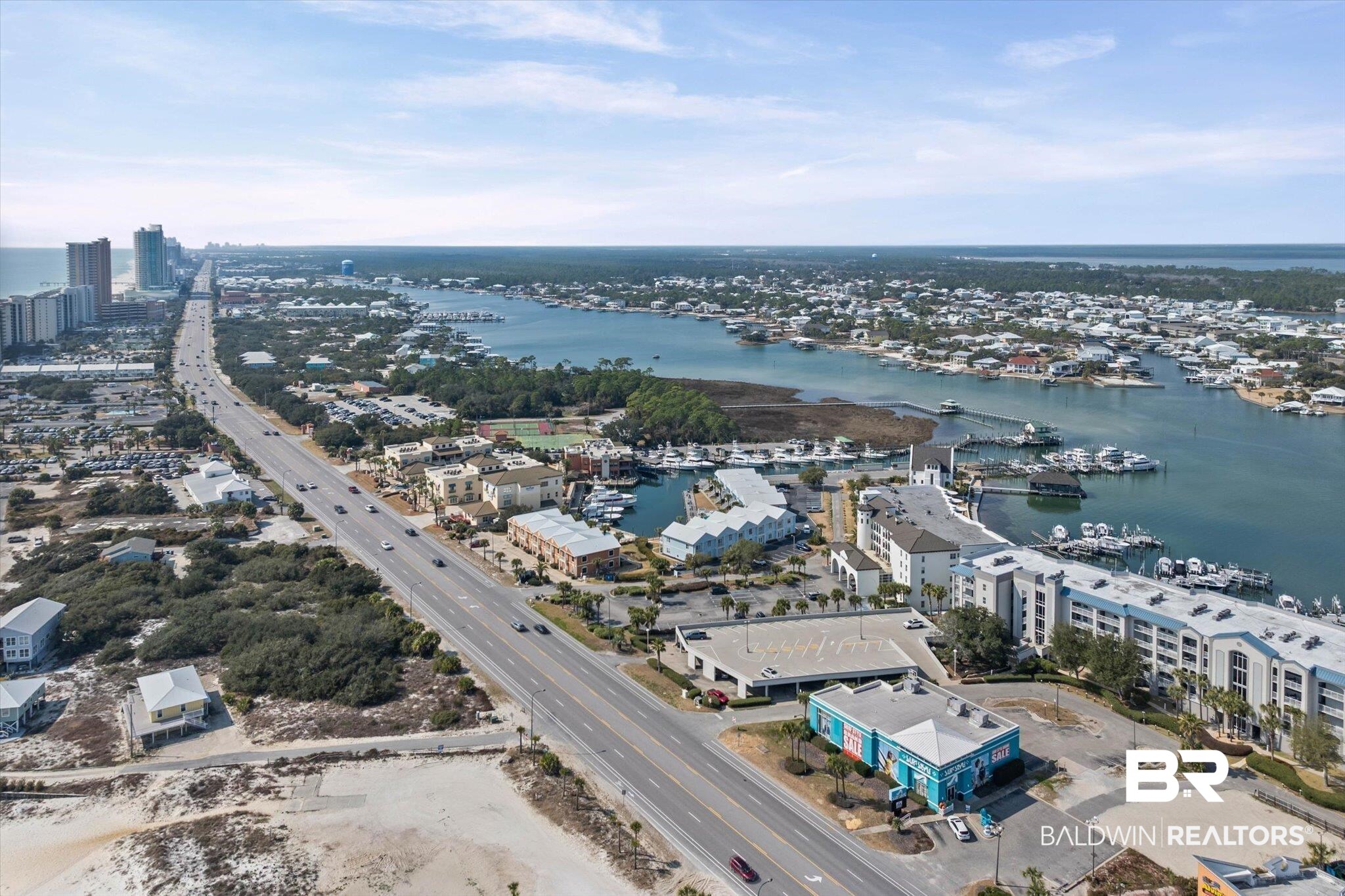 3575 Bayou Road, Unit B2 Orange Beach, AL 36561 - Photo 26 of 35 View of urban area with a large body of water
