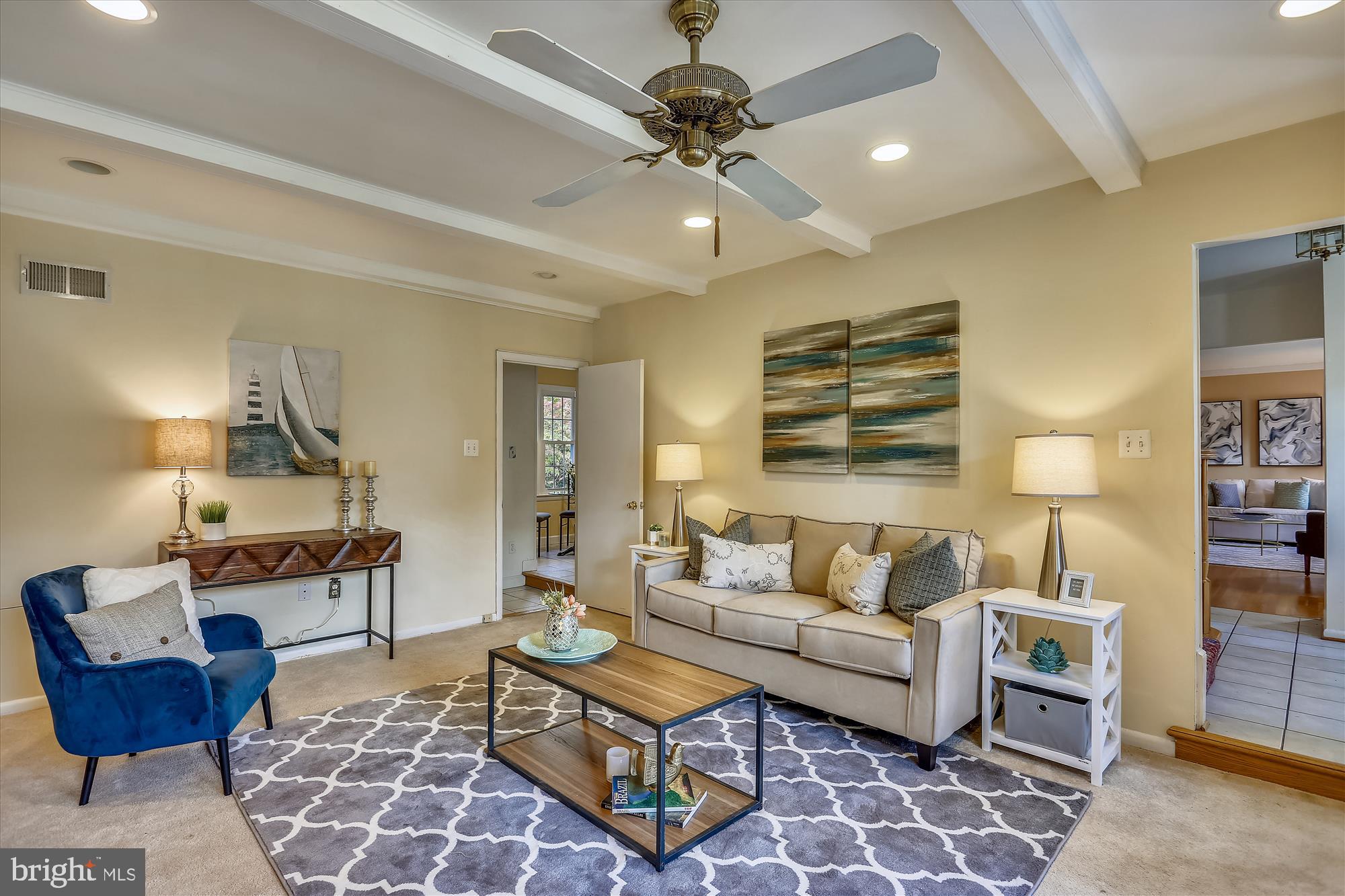 16620 Bethayres Road Derwood, MD 20855 - Photo 25 of 80 Beamed ceiling and recessed lighting