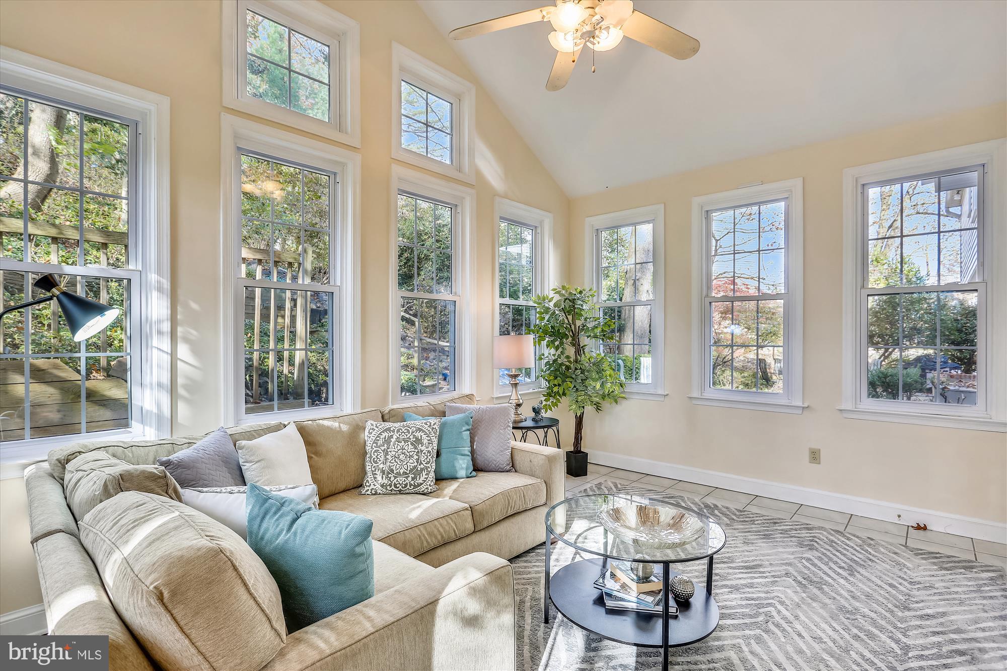 16620 Bethayres Road Derwood, MD 20855 - Photo 29 of 80 Sun room w/vaulted ceiling & fan