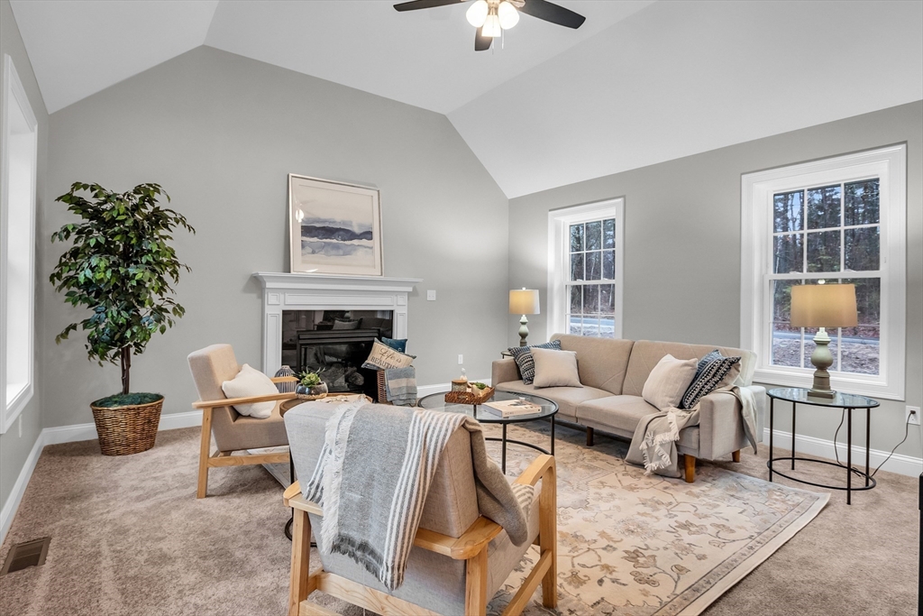 0 Gardner Road, Unit APPLEWOOD Templeton, MA 01468 - Photo 4 of 36 a living room with furniture a potted plant and a fireplace