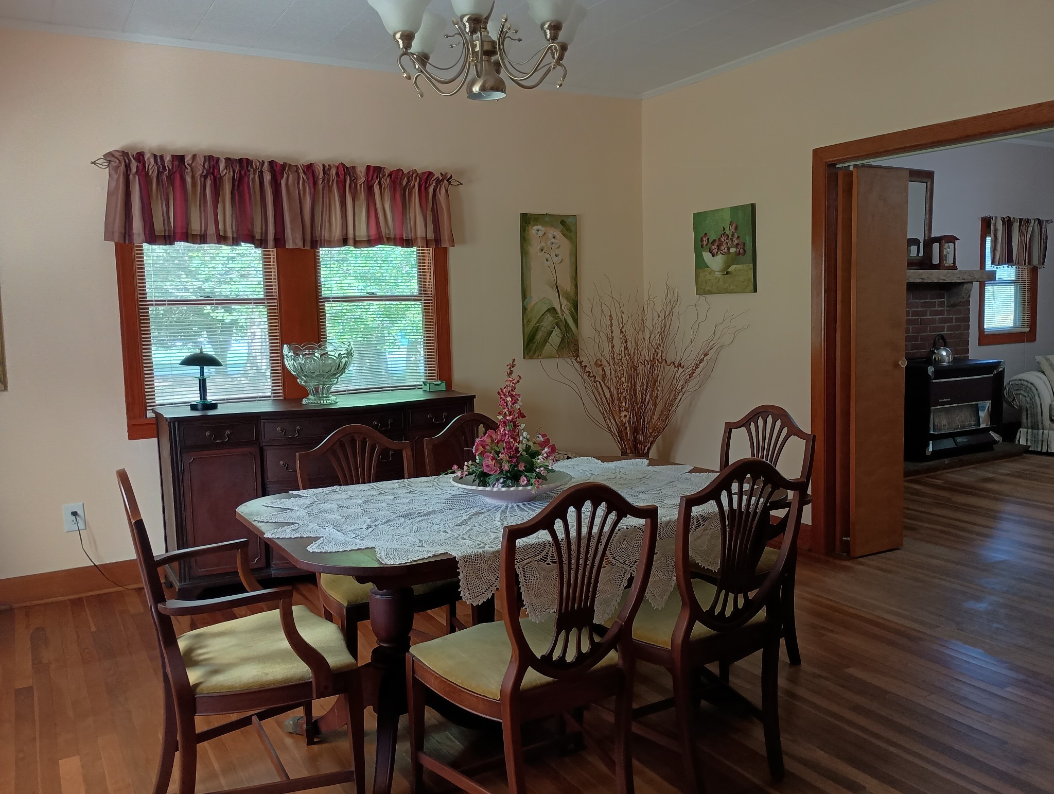 226 Lake O'Donnell Road Sewanee, TN 37375 - Photo 14 of 40 a view of a dining room with furniture window and wooden floor