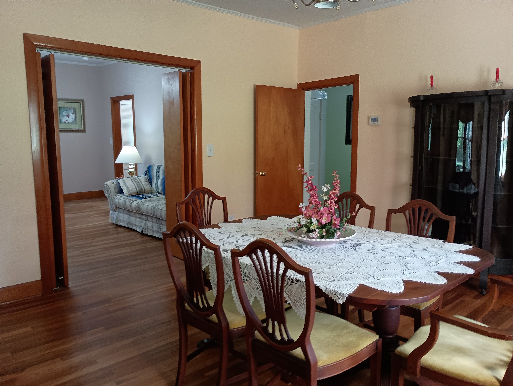 226 Lake O'Donnell Road Sewanee, TN 37375 - Photo 16 of 40 a view of a dining room with furniture and wooden floor