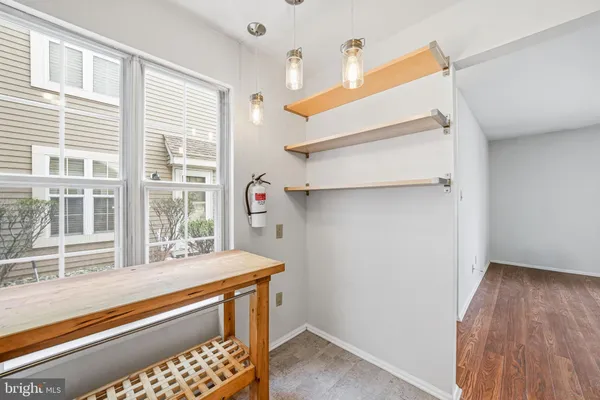 a view of storage and utility room