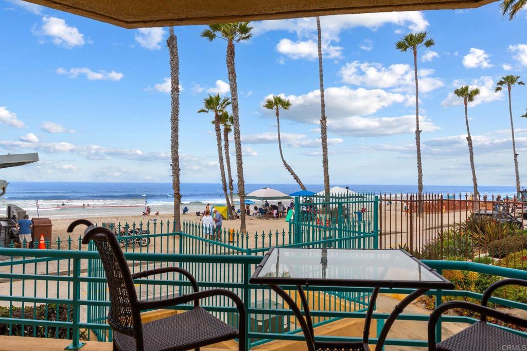400 The Strand North, Unit 7 Oceanside, CA 92054 - Photo 8 of 35 a view of a balcony with furniture