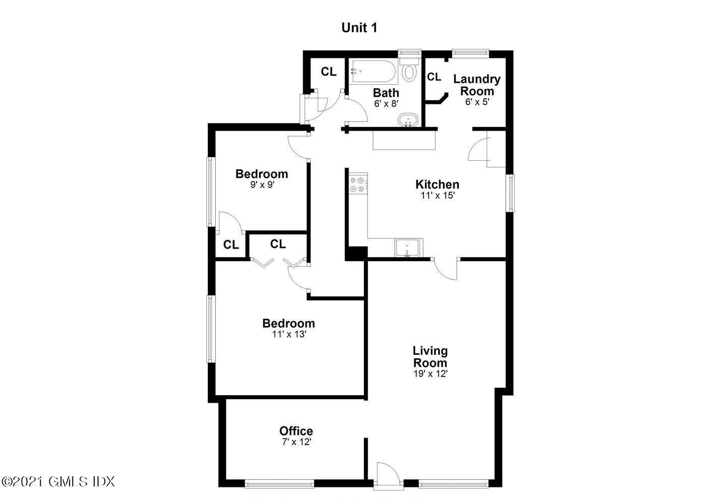 32 Chapel Street, Unit 1 Greenwich, CT 06831 - Photo 21 of 21 32 Chapel St Greenwich CT-Floor Plan