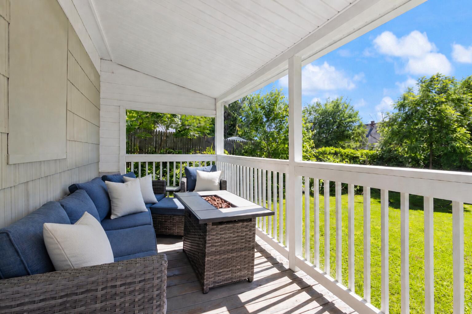 31 Dill Street Lewiston, ME 04240 - Photo 12 of 17 Back porch - Virtually staged