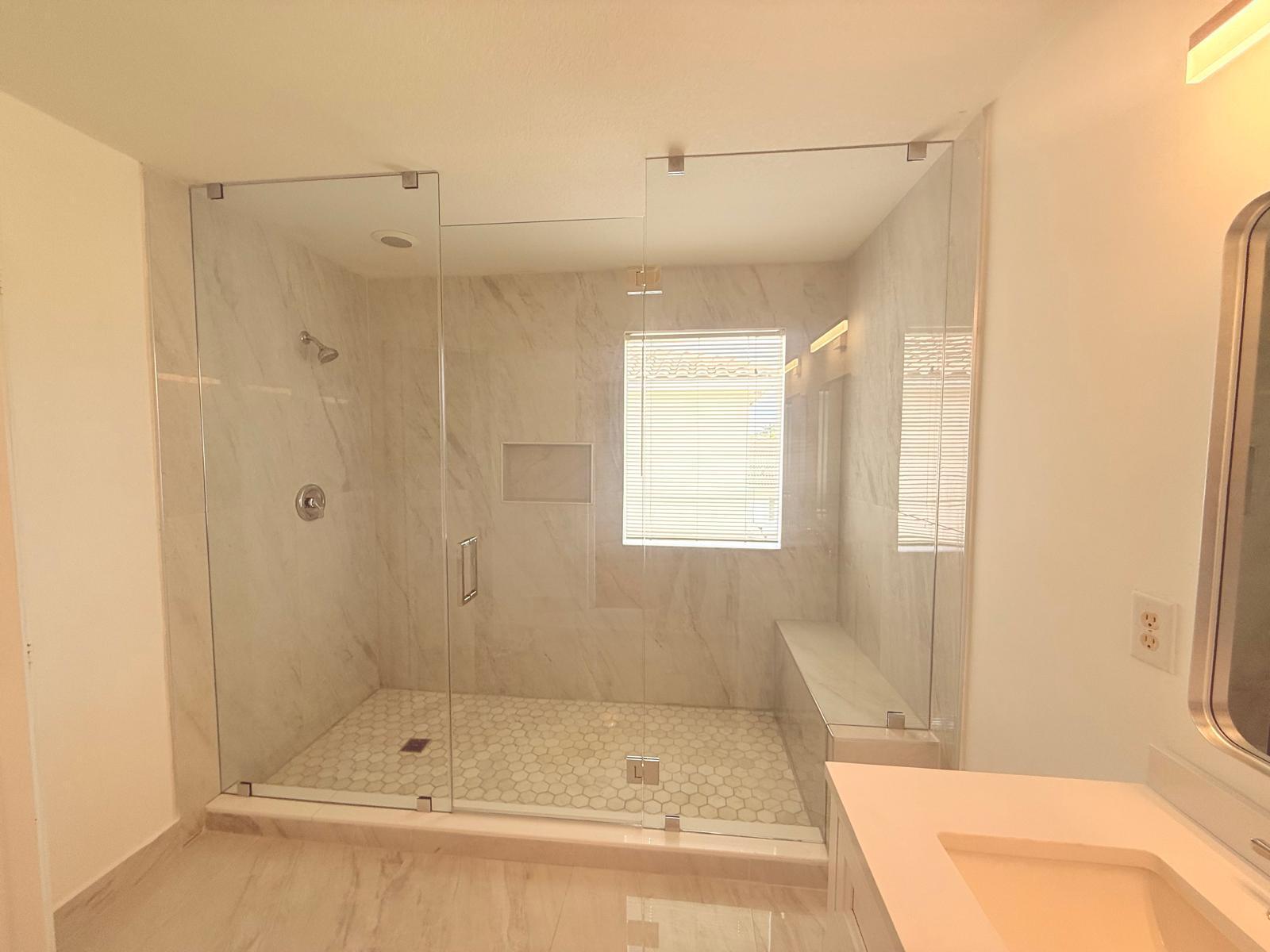 4534 Southwest 127th Terrace Miramar, FL 33027 - Photo 26 of 45 a bathroom with a shower and bathtub