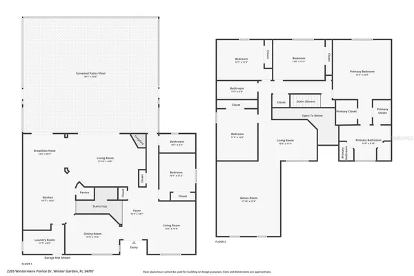 $750,000 | 2205 Wintermere Pointe Drive, Winter Garden, FL 34787